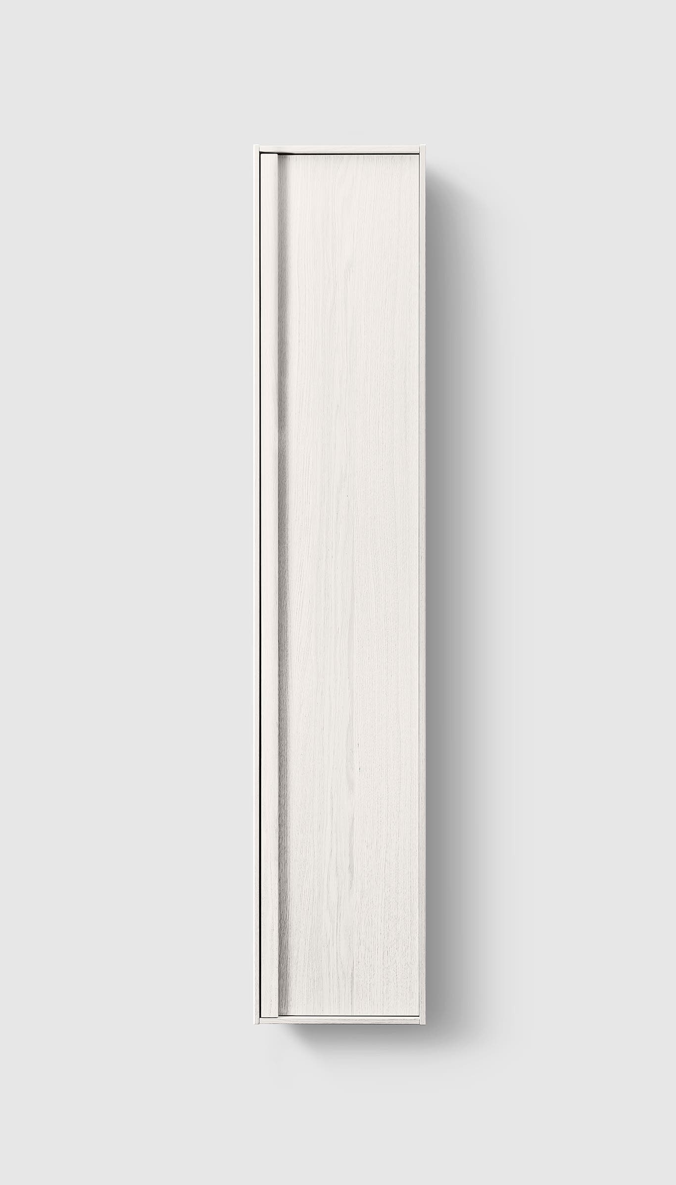 H2/TC32 White Wood H2 Tall Cabinet