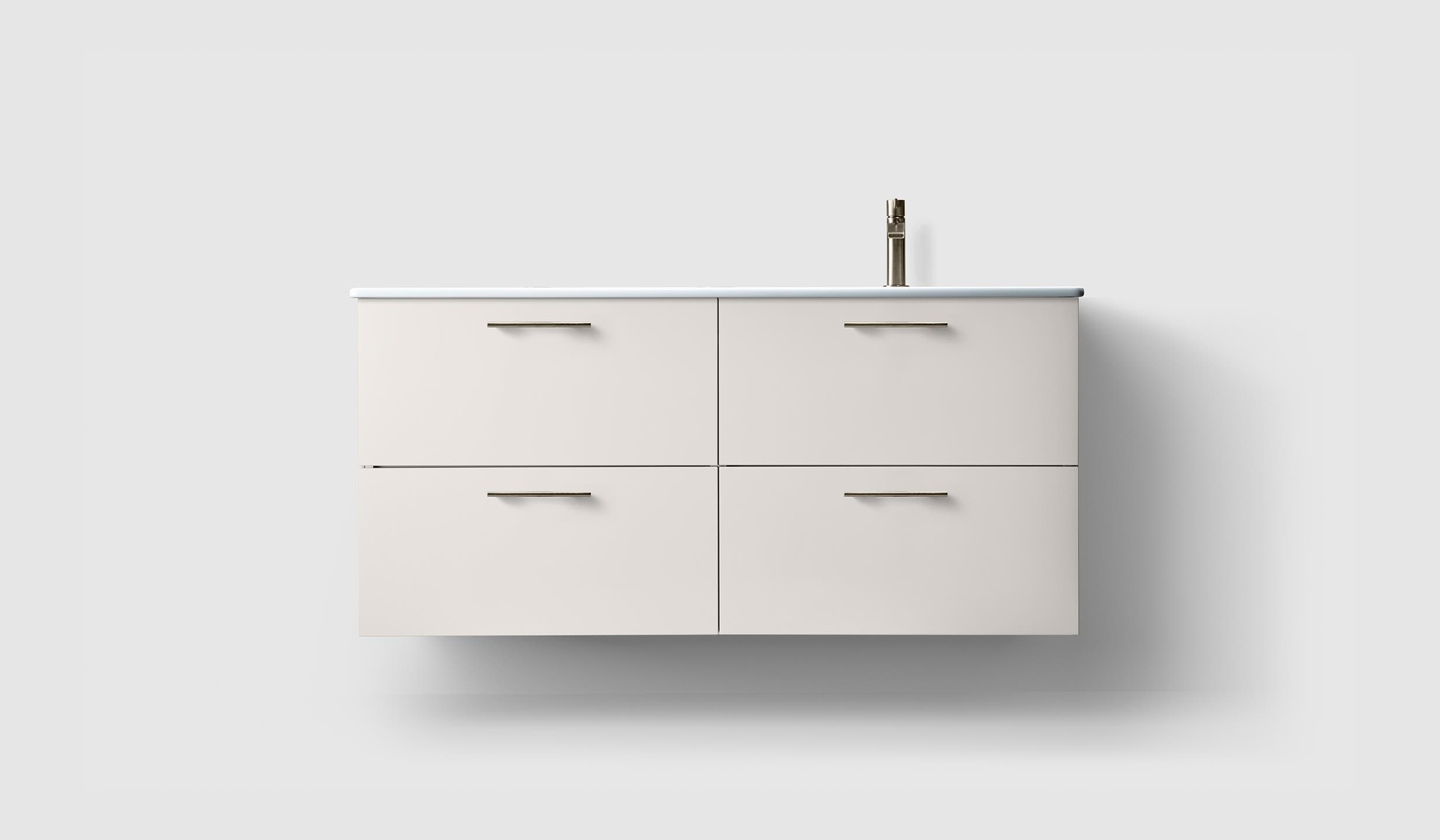 H3/120 - White - Porcelain Right - A2.05 Brushed Nickel