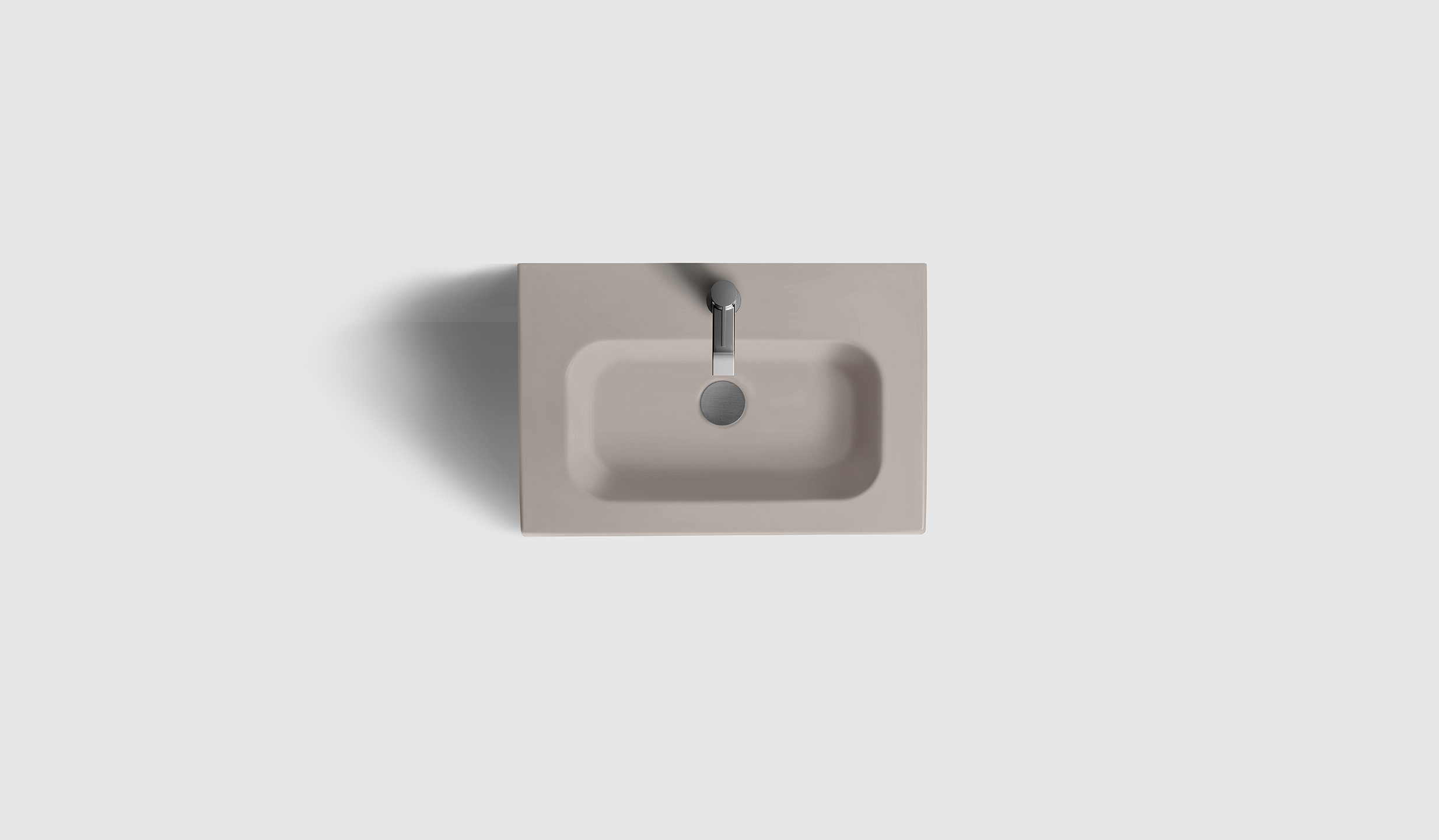 H2/50S - Smoked Oak Wood Right - Matt Sand Porcelain