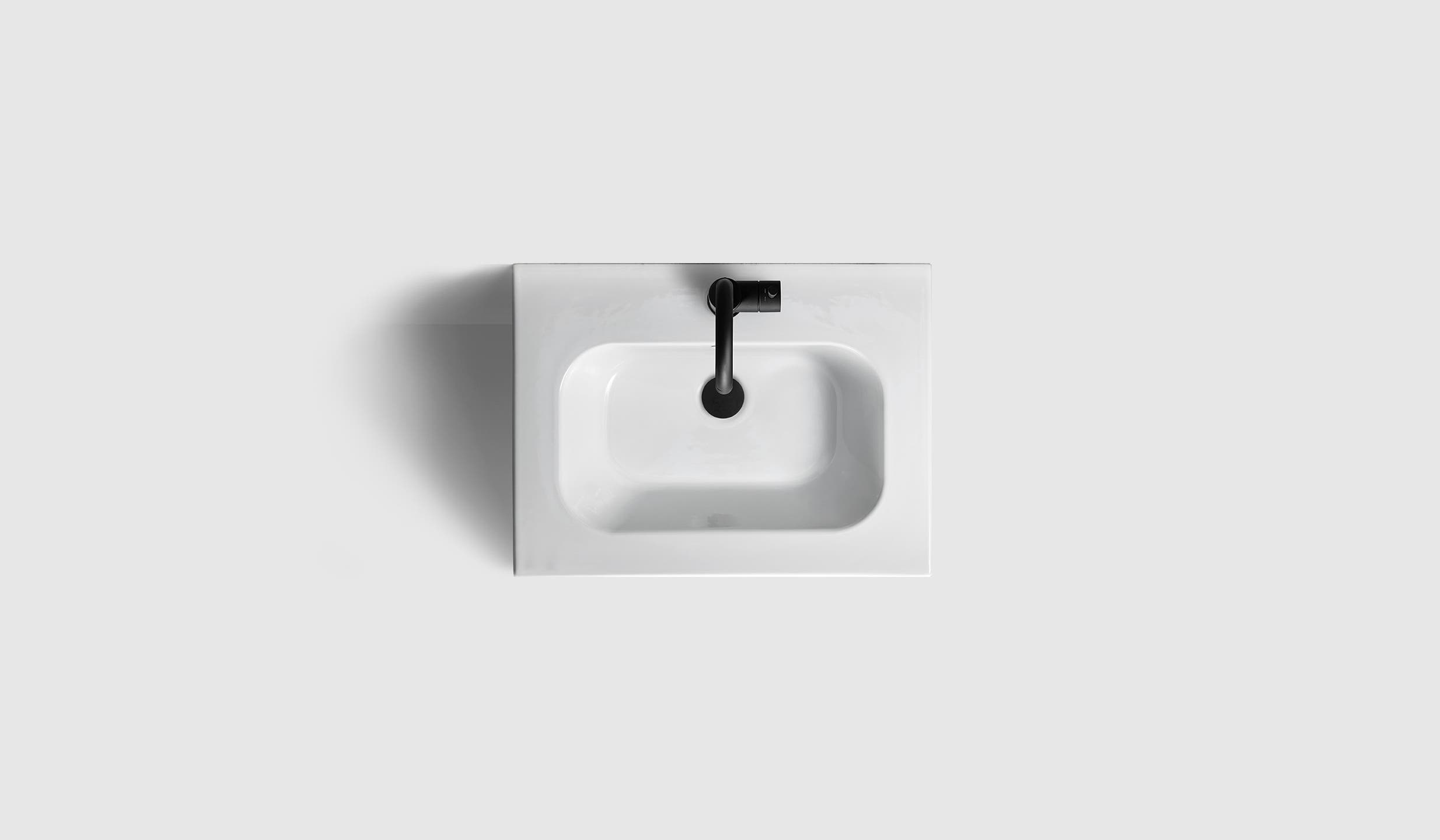 H3/60 - White - Porcelain - A2.01 Chrome