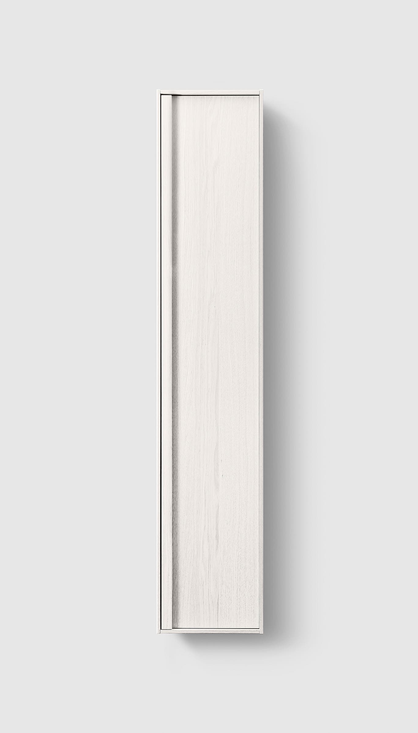 H2/TCS32 White Wood H2 Tall Cabinet
