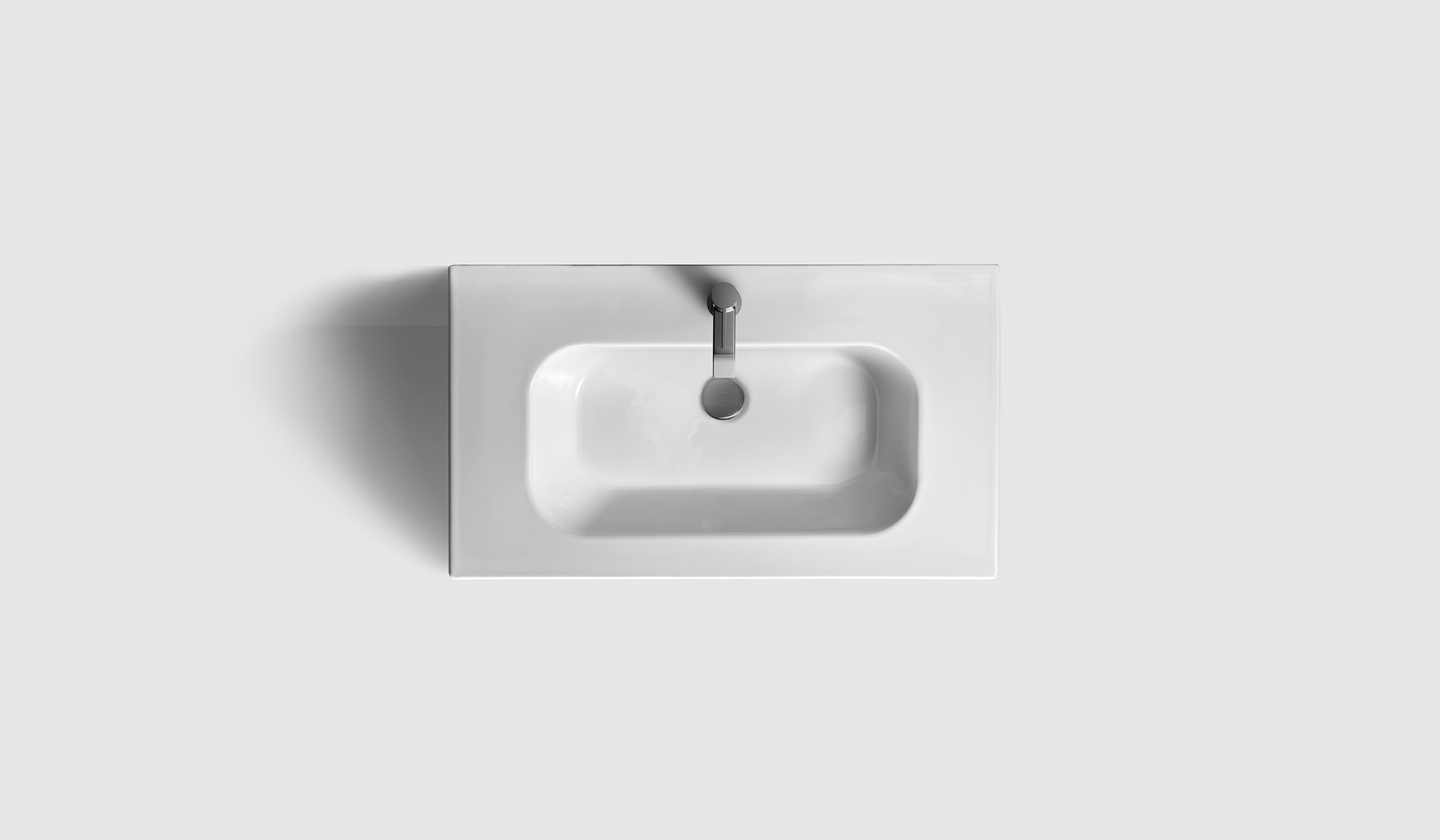 H3/80 - White - Porcelain - A2.01 Chrome