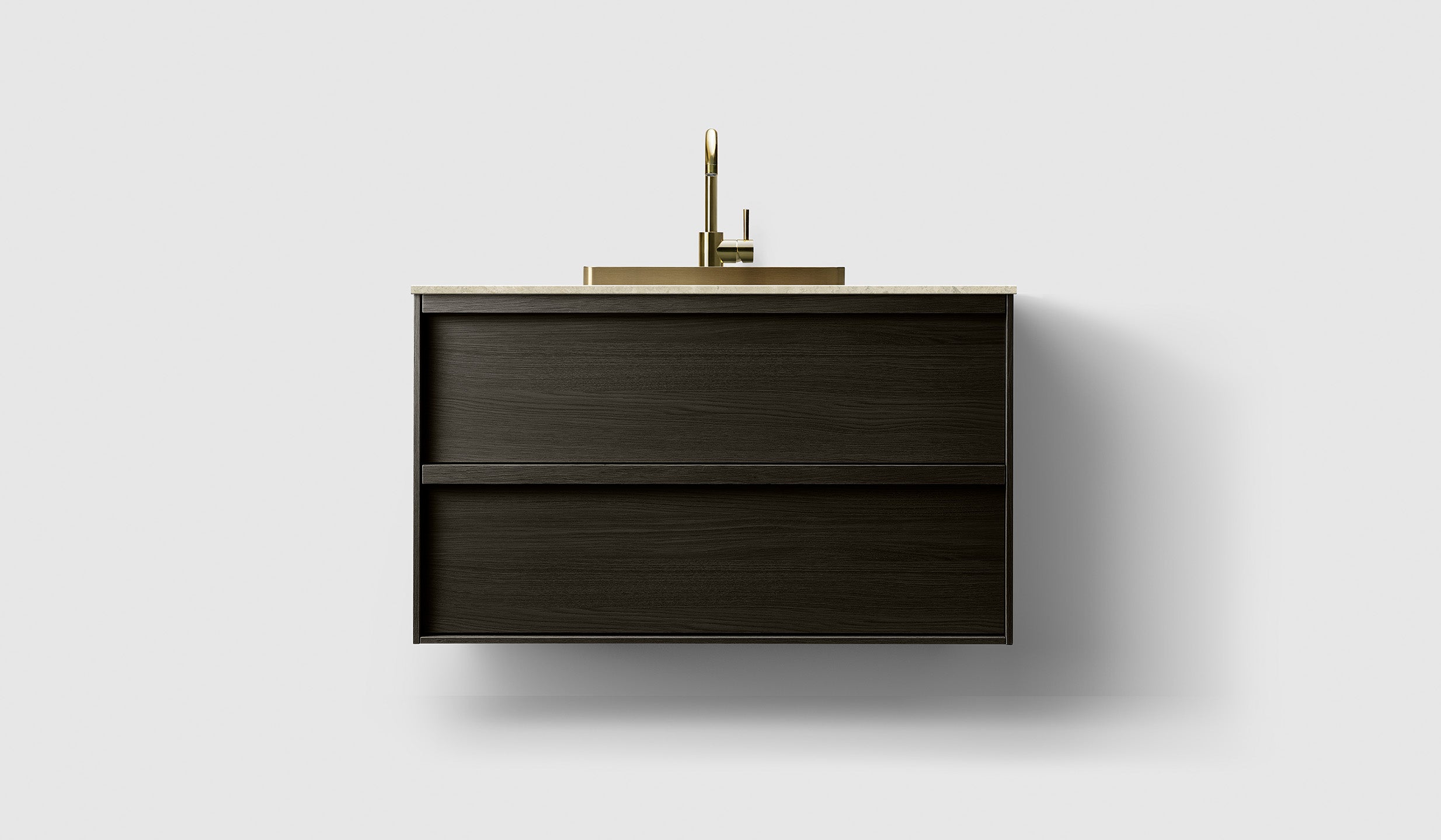 H2/100 - Dark Wood - NB/Brass